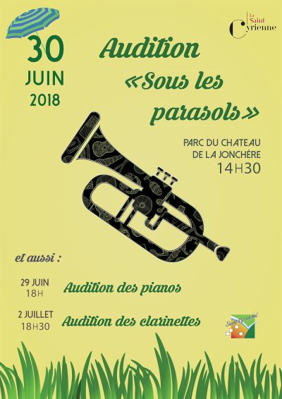 Audition "Sous les parasols"